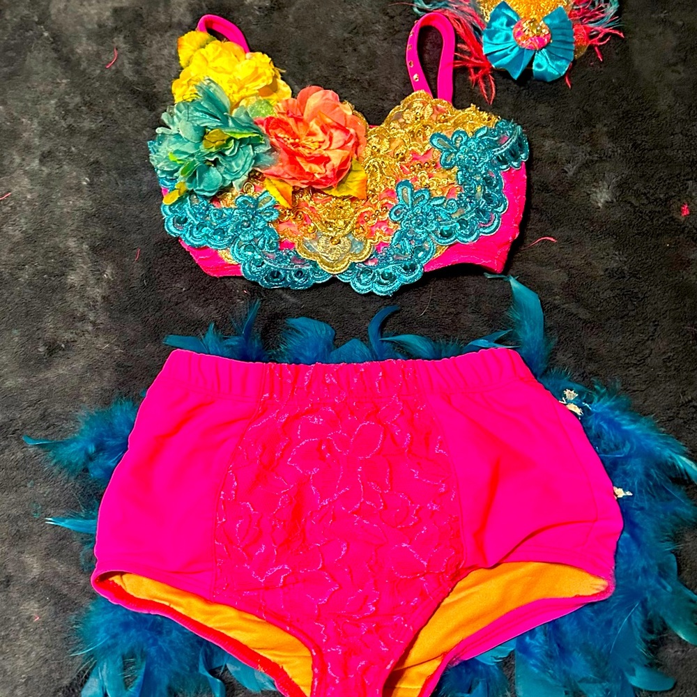 Custom made Jazz dance costume.